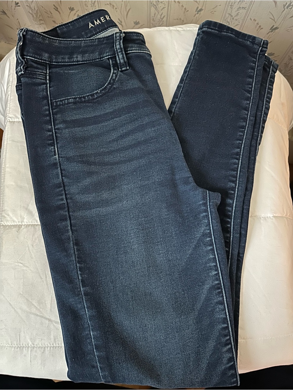 American Eagle Blue Skinny Jeans